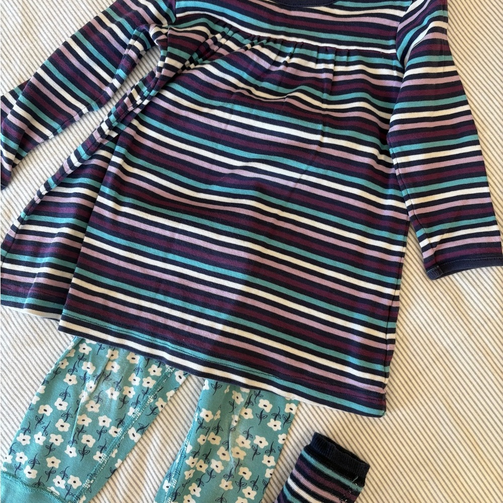 SET - Hanna Andersson Dress, Leggings, Socks